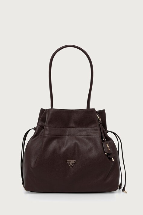 Guess torebka damska z imitacji skóry KARIMA brązowa HWNG22 49230