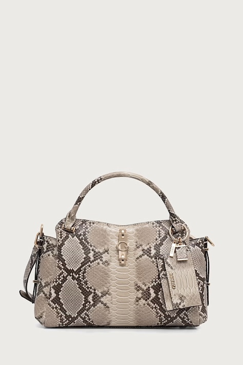 Guess Torebka crossbody damska z imitacji skóry YVONNE beżowa HWKG23 29060