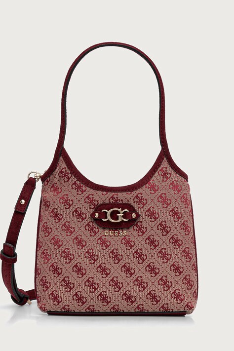 Guess torebka crossbody damska SAMANTHA bordowa HWJG23 13750