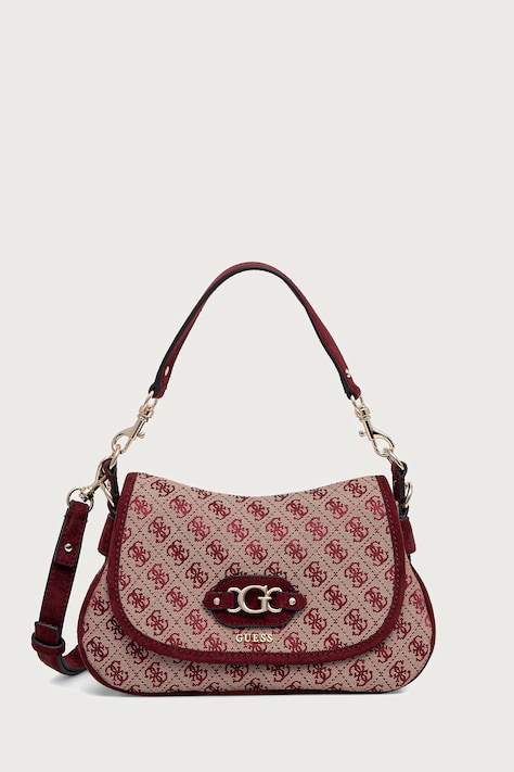 Guess torebka crossbody damska SAMANTHA bordowa HWJG23 13190