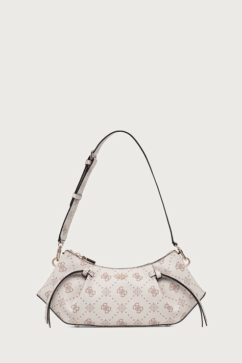 Guess torebka bagietka damska z imitacji skóry ALLEGRA beżowa HWGP24 89180