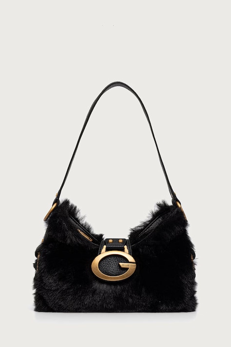 Guess Torebka hobo damska CAMDEN czarna HWFB93 08720