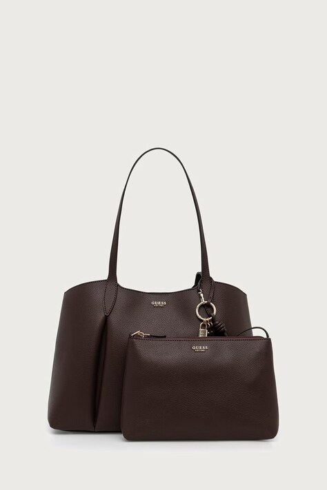 Guess torebka shopper damska z imitacji skóry MELODY brązowa HWBG97 35230