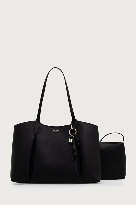Guess torebka shopper damska z imitacji skóry MELODY czarna HWBG97 35230
