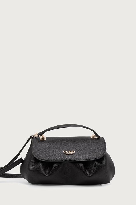 Guess torebka crossbody damska z imitacji skóry AMORETTE czarna HWBG78 98190