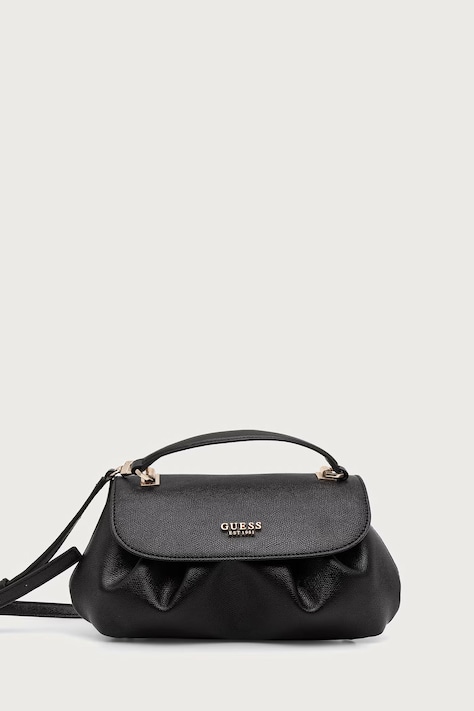 Guess Crossbody torba za žene od imitacije kože AMORETTE crna HWBG78 98190