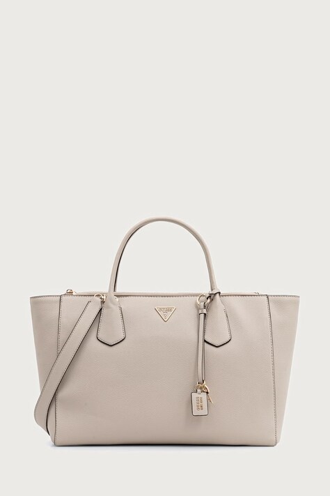 Guess Torebka shopper damska z imitacji skóry MARISSA beżowa HWBG23 33240