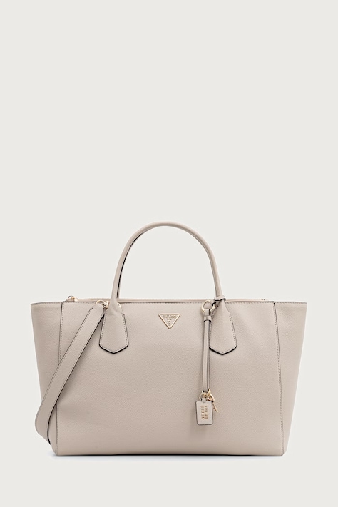 Guess Torebka shopper damska z imitacji skóry MARISSA beżowa HWBG23 33240