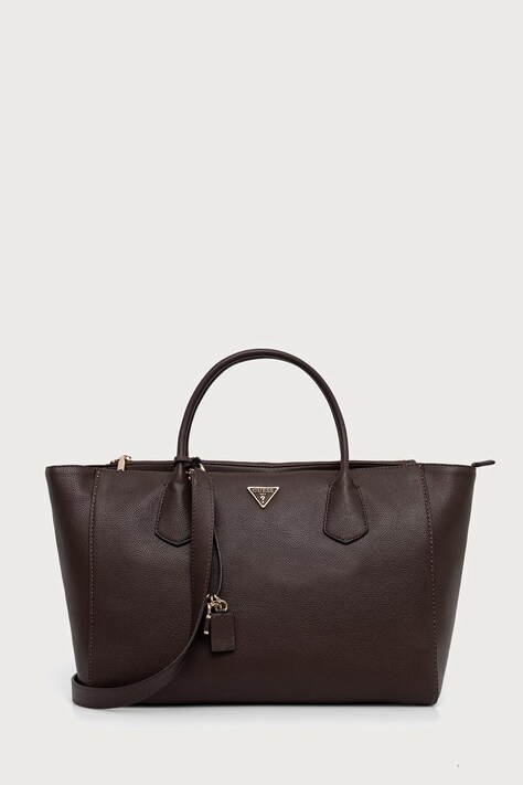 Guess Torebka shopper damska z imitacji skóry MARISSA brązowa HWBG23 33240