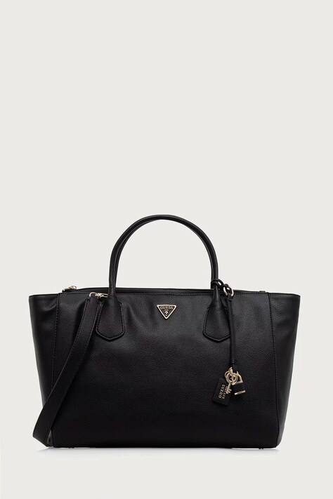 Guess Torebka shopper damska z imitacji skóry MARISSA czarna HWBG23 33240