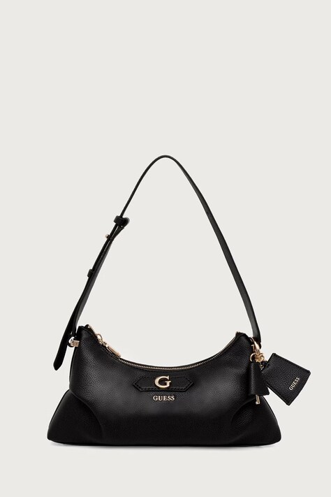 Guess torebka hobo damska z imitacji skóry SUZY czarna HWBG23 22180