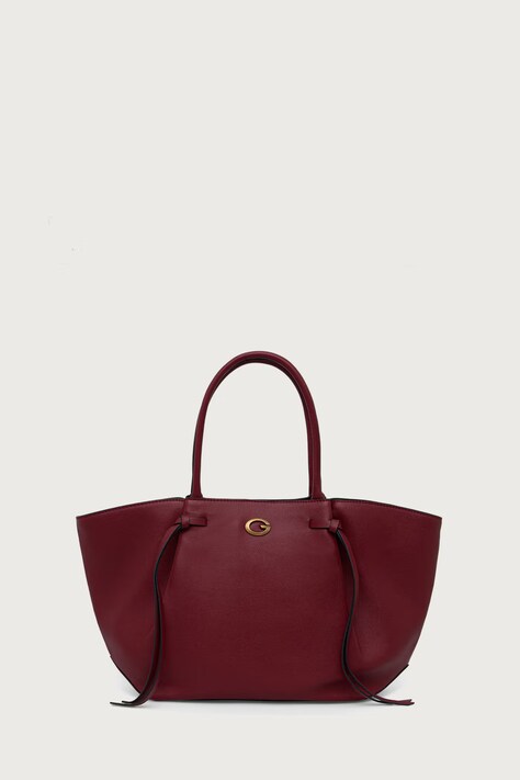 Guess Torebka shopper damska z imitacji skóry ALLEGRA czerwona HWBG22 37230