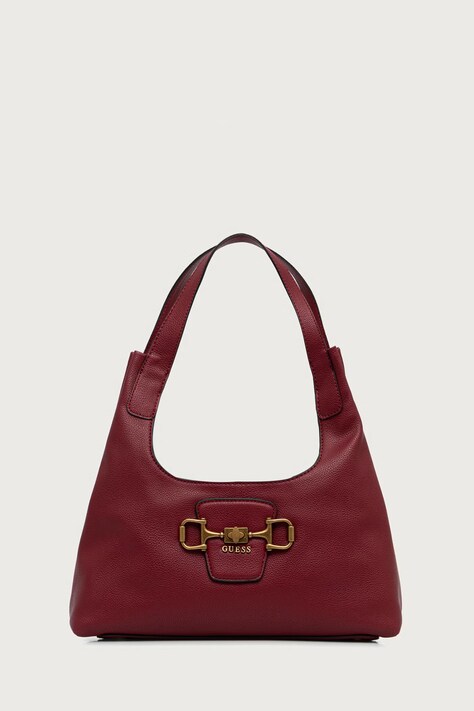 Guess torebka hobo damska z imitacji skóry SUNSET czerwona HWBB23 14010