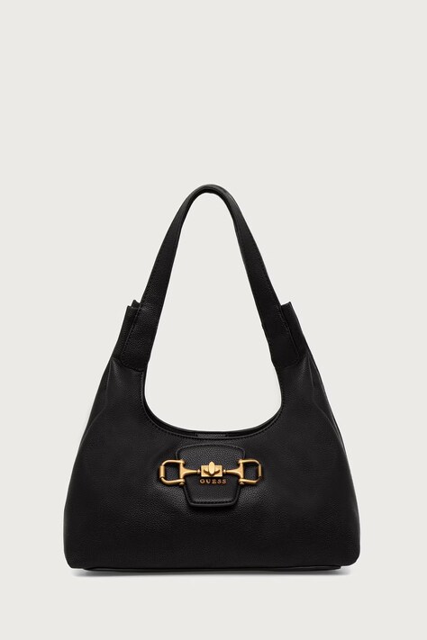 Guess torebka hobo damska z imitacji skóry SUNSET czarna HWBB23 14010