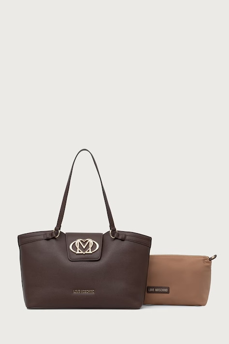 Love Moschino Torebka shopper damska brązowa JC4206PP0PKB0313