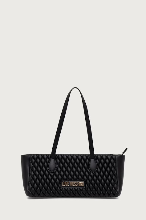 Love Moschino Torebka bagietka damska z imitacji skóry czarna JC4291PP0PK1200A