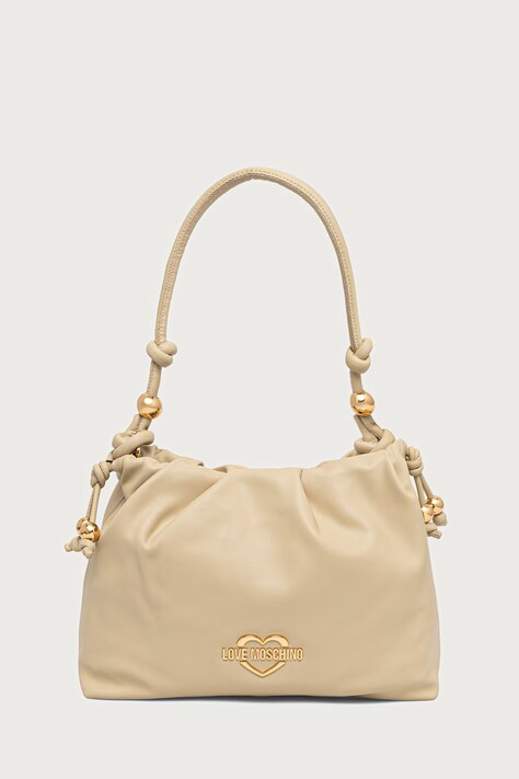 Love Moschino Torebka damska skórzana beżowa JC4286PP0PK1012A