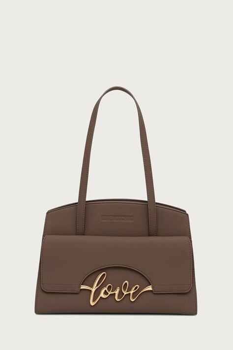 Love Moschino torebka tote damska z imitacji skóry zielona JC4271PP0PKR0203