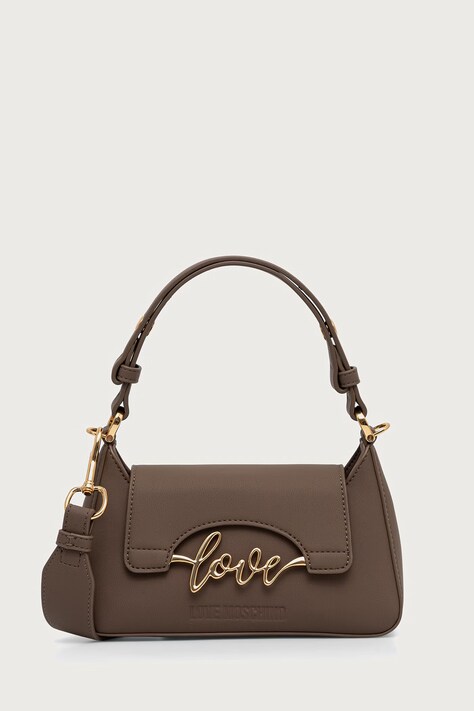 Love Moschino Torebka damska z imitacji skóry brązowa JC4268PP0PKR0203