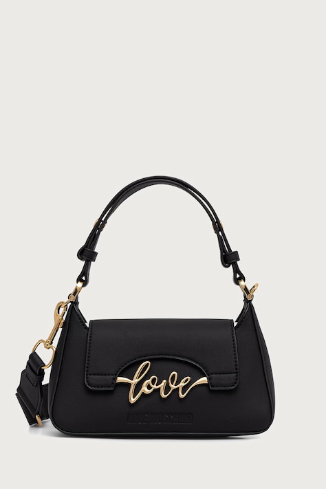 Love Moschino Torebka crossbody damska z imitacji skóry czarna JC4268PP0PKR0000