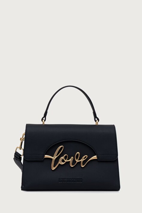 Love Moschino torebka crossbody damska z imitacji skóry czarna JC4267PP0PKR0000