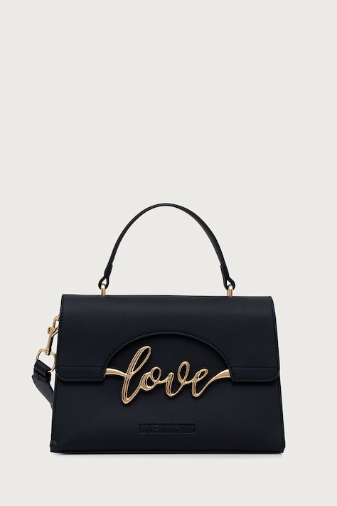 Love Moschino torebka crossbody damska z imitacji skóry czarna JC4267PP0PKR0000