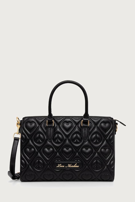 Love Moschino Torebka damska z imitacji skóry czarna JC4263PP0PKQ0000