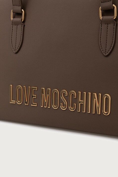 Love Moschino сумка-шопер жіноча зі штучної шкіри — AW26-TODY4R, коричневий — фото 4
