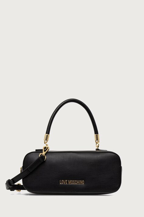 Love Moschino Torebka bagietka damska z imitacji skóry czarna JC4246PP0PKL0000