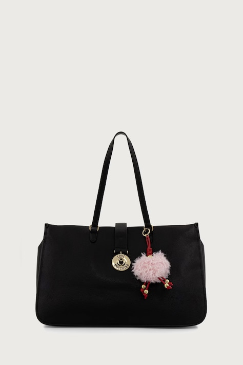 Love Moschino Torebka damska z imitacji skóry czarna JC4239PP0PKI0000