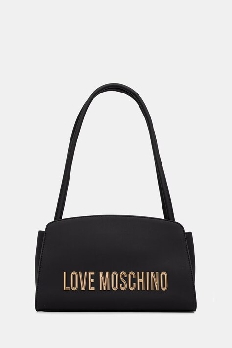 Love Moschino torebka tote damska z imitacji skóry czarna JC4187PP1PKD0000