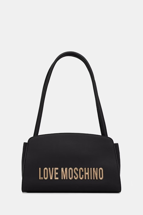 Love Moschino torebka tote damska z imitacji skóry czarna JC4187PP1PKD0000