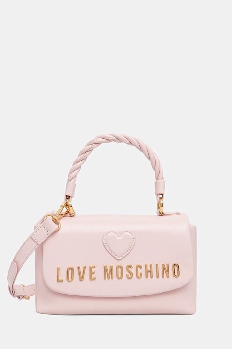 Love Moschino torebka crossbody damska skórzana różowa JC4136PP1PL1160A