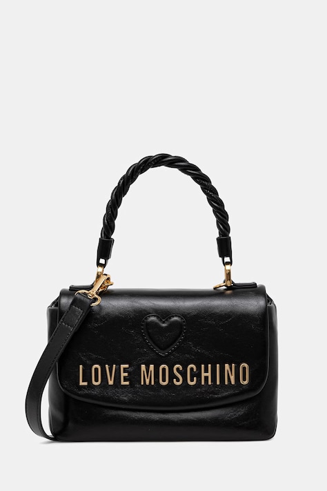 Love Moschino torebka crossbody damska skórzana czarna JC4136PP1PL1100A