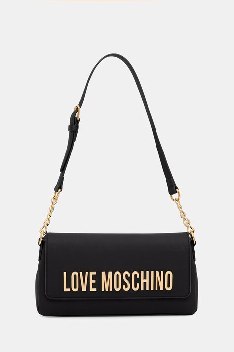 Love Moschino torebka damska z imitacji skóry czarna JC4109PP1PKD0000