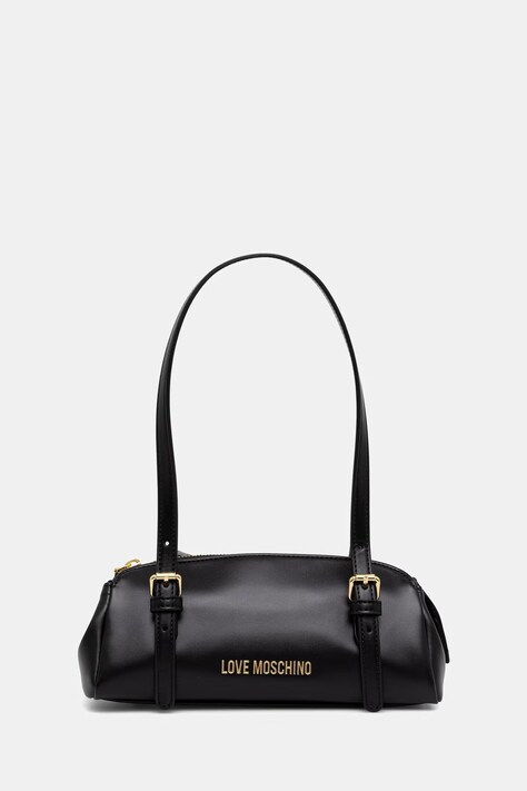 Love Moschino torebka bagietka damska z imitacji skóry czarna JC4101PP1PLY0000