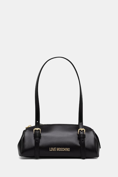 Love Moschino torebka bagietka damska z imitacji skóry czarna JC4101PP1PLY0000