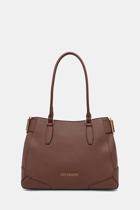 Love Moschino torebka tote damska z imitacji skóry brązowa JC4095PP1PLT1200