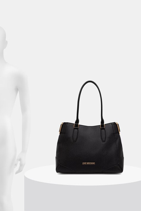 Love Moschino сумка-шопер жіноча зі штучної шкіри — AW26-TODY65, чорний — фото 6