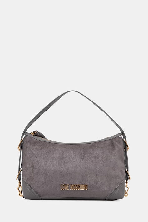 Love Moschino torebka hobo damska szara JC4091PP1PLD101A