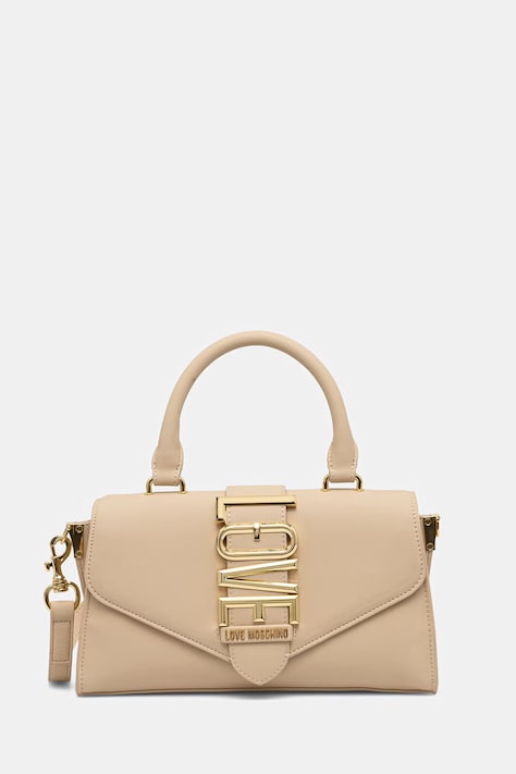 Love Moschino torebka crossbody damska z imitacji skóry beżowa JC4083PP1PLE1129