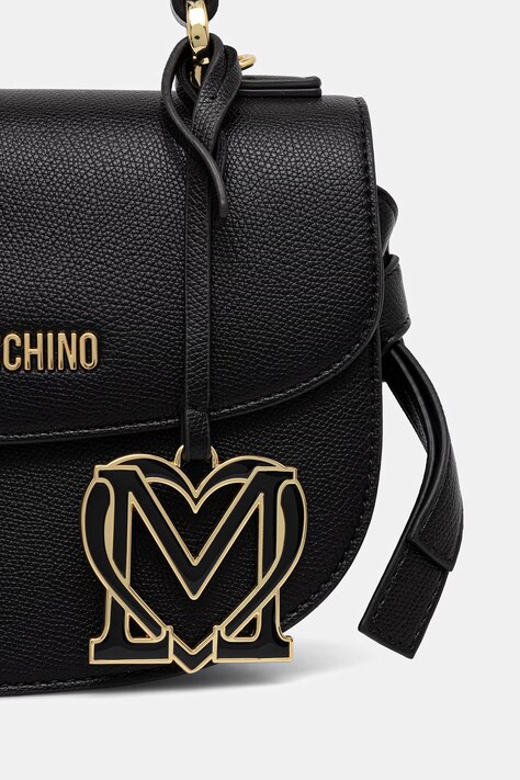 Love Moschino сумка крос-боді жіноча зі штучної шкіри — AW26-TODY6L, чорний — фото 2