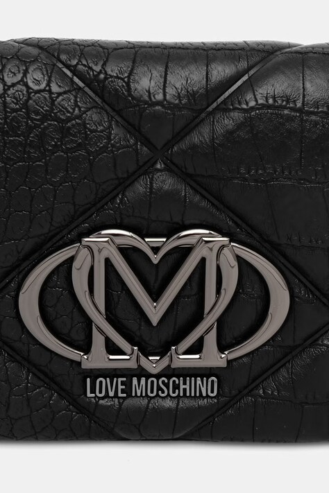 Love Moschino сумка крос-боді жіноча зі штучної шкіри — AW26-TODY6P, чорний — фото 5