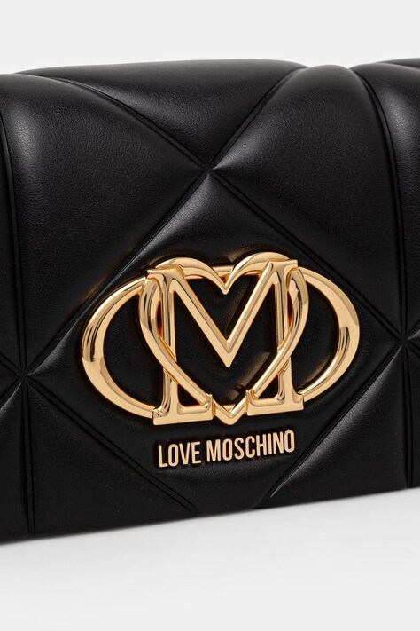 Love Moschino сумка крос-боді жіноча зі штучної шкіри — AW26-TODY6S, чорний — фото 2