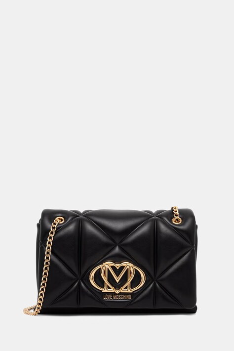 Love Moschino torebka damska z imitacji skóry czarna JC4041PP1PLC0000