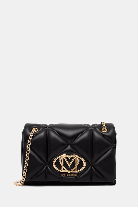 Love Moschino torebka damska z imitacji skóry czarna JC4041PP1PLC0000