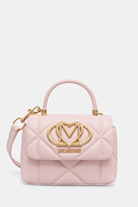 Love Moschino torebka crossbody damska z imitacji skóry różowa JC4035PP1PLC0601