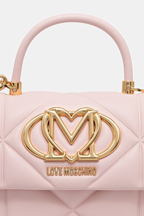 Love Moschino сумка крос-боді жіноча зі штучної шкіри — AW26-TODY73, рожевий — фото 3