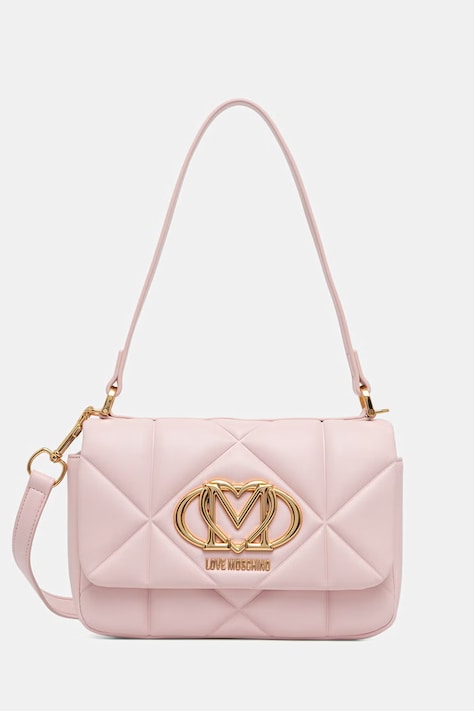 Love Moschino torebka crossbody damska z imitacji skóry różowa JC4031PP1PLC0601