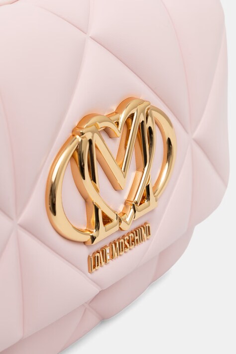 Love Moschino сумка крос-боді жіноча зі штучної шкіри — AW26-TODY79, рожевий — фото 4